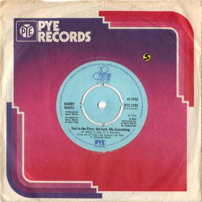 Barry White : You're The First, The Last, My Everything (7", Single, 4-p)