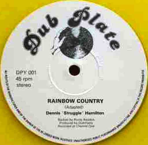 Dennis Hamilton : Rainbow Country (12", Single, Yel)