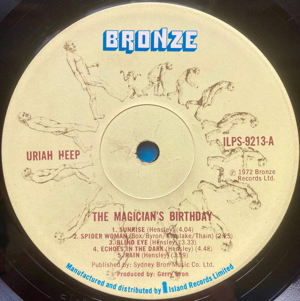 Uriah Heep : The Magician's Birthday (LP, Album, Gat)