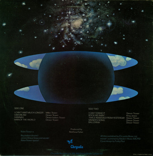 Robin Trower : Twice Removed From Yesterday (LP, Album)