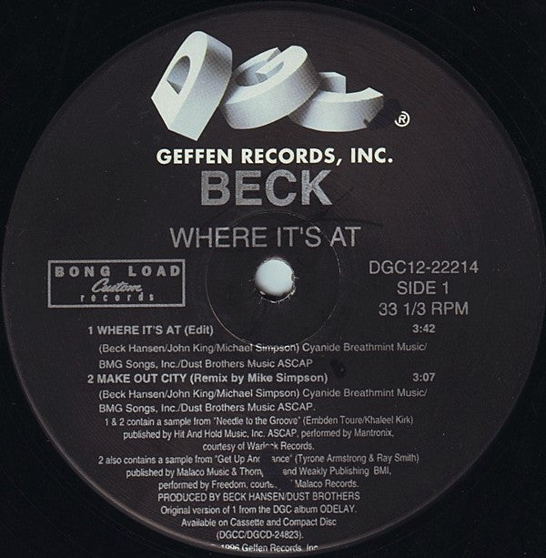 Beck : Where It's At + Remixes (12")