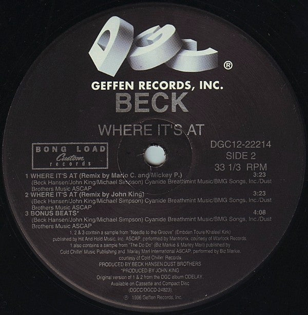 Beck : Where It's At + Remixes (12")