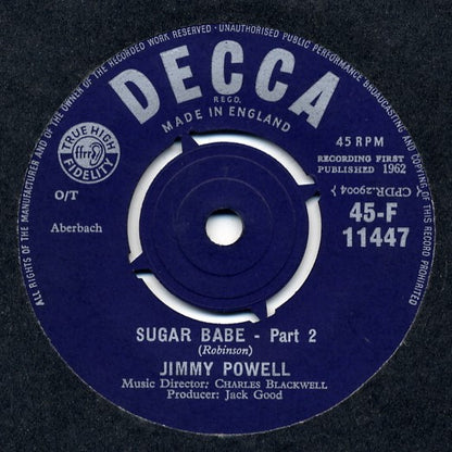 Jimmy Powell (2) : Sugar Babe (7", Single)