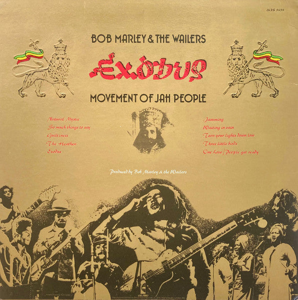 Bob Marley & The Wailers : Exodus (LP, Album, Emb)