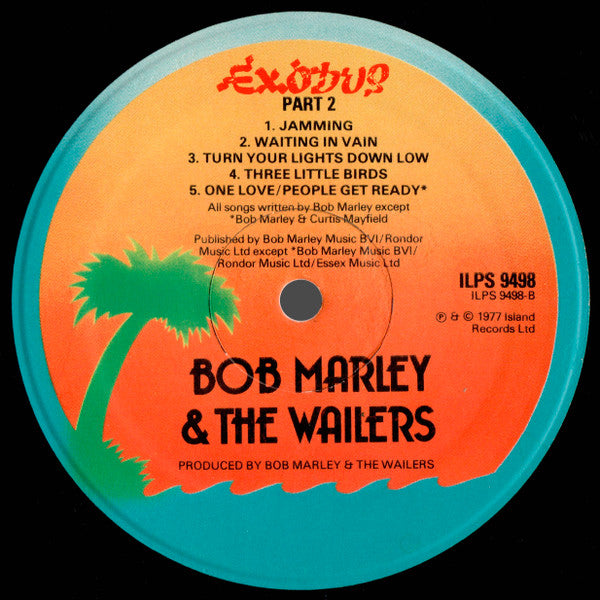 Bob Marley & The Wailers : Exodus (LP, Album, Emb)