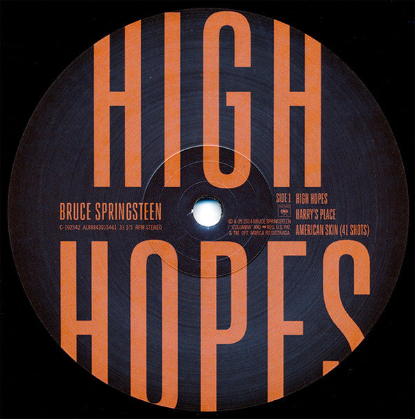 Bruce Springsteen : High Hopes (2xLP, Album, 180 + CD, Album)