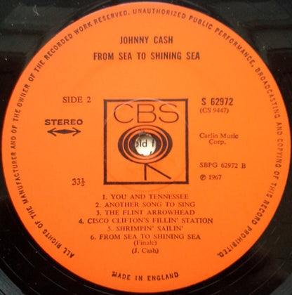 Johnny Cash : From Sea To Shining Sea (LP, Album)