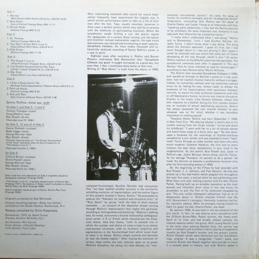 Sonny Rollins : Saxophone Colossus And More (2xLP, Comp, RE, RM)