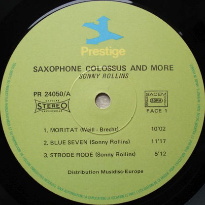 Sonny Rollins : Saxophone Colossus And More (2xLP, Comp, RE, RM)