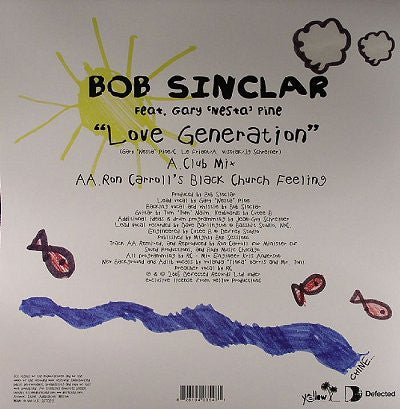 Bob Sinclar Feat. Gary 'Nesta' Pine* : Love Generation (12")