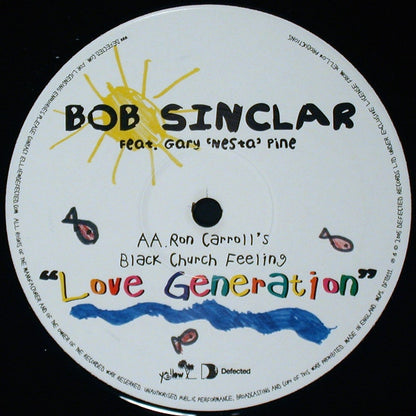 Bob Sinclar Feat. Gary 'Nesta' Pine* : Love Generation (12")