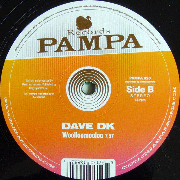 Ricoshëi, Dave DK : Perfect Like You / Woolloomooloo (12")