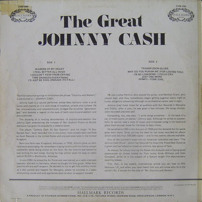 Johnny Cash : The Great Johnny Cash (LP, Album, RE)