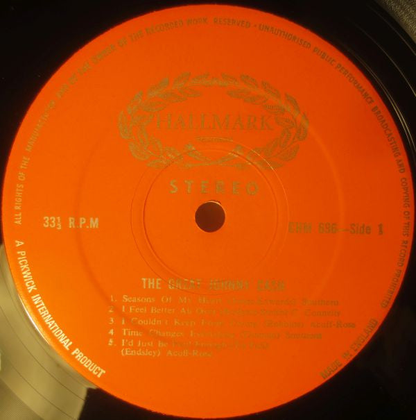 Johnny Cash : The Great Johnny Cash (LP, Album, RE)