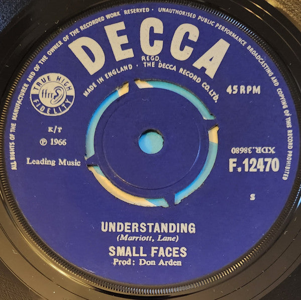 Small Faces : All Or Nothing (7", Single)