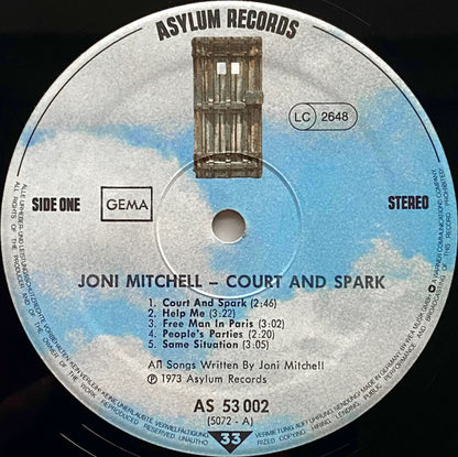 Joni Mitchell : Court And Spark (LP, Album, RE)