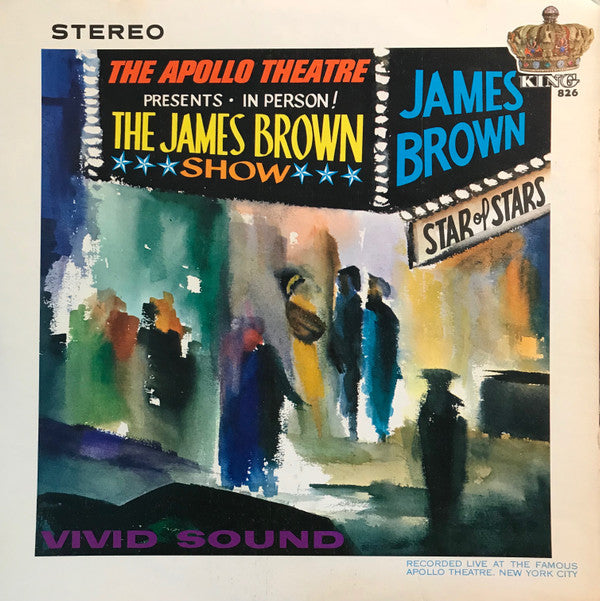 James Brown : The James Brown Show ('Live' At The Apollo) (LP, Album, RE)