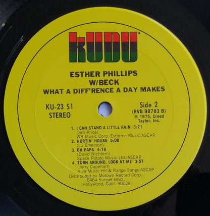 Esther Phillips W/ Beck* : What A Diff'rence A Day Makes (LP, Album)
