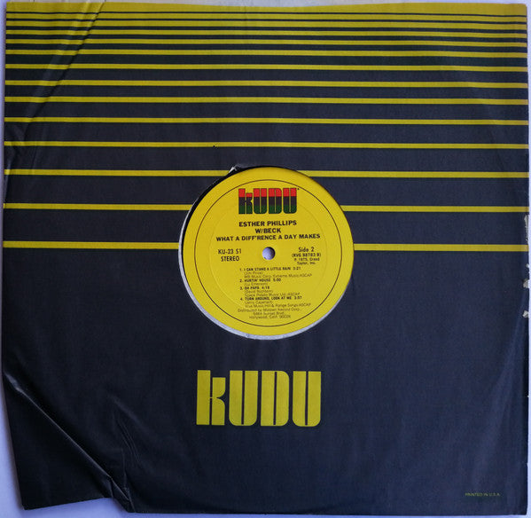Esther Phillips W/ Beck* : What A Diff'rence A Day Makes (LP, Album)