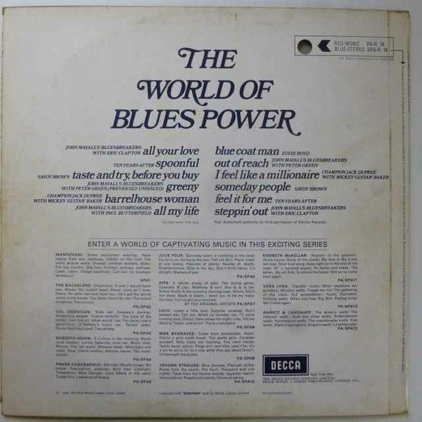 Various : The World Of Blues Power (LP, Comp)