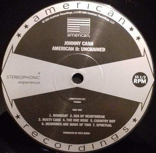 Johnny Cash : American II: Unchained (LP, Album, RE, 180)