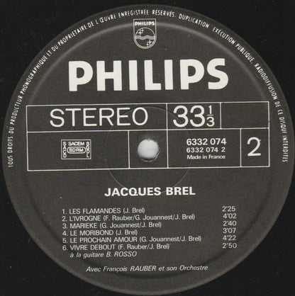 Jacques Brel : N° 4  (LP, Comp, RE)