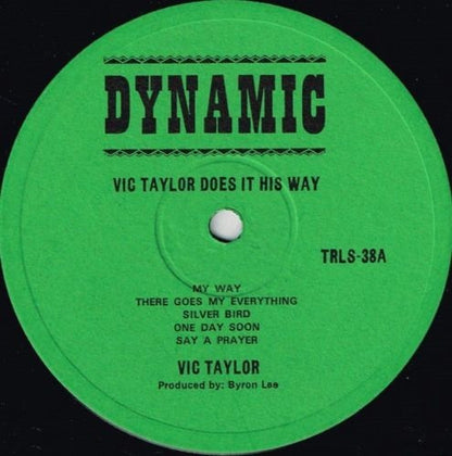 Vic Taylor : Does It His Way (LP, Album)