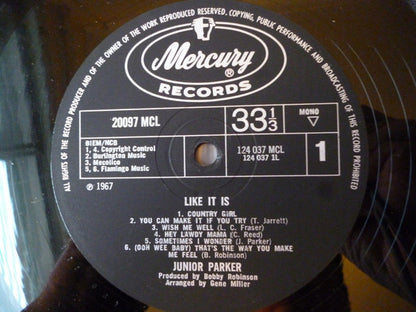 Junior Parker* : Like It Is (LP, Mono)