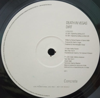Death In Vegas : Dirt (12", Promo)