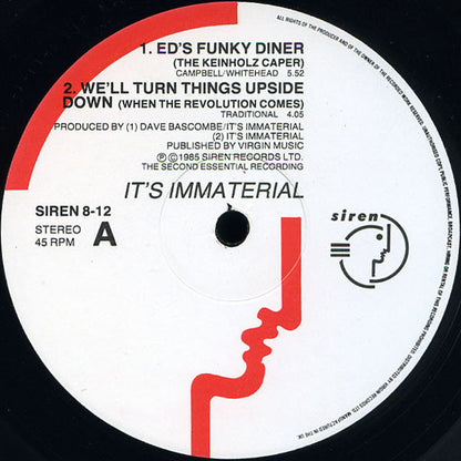 It's Immaterial : Ed's Funky Diner (12")