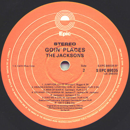 The Jacksons : Goin' Places (LP, Album, Gat)