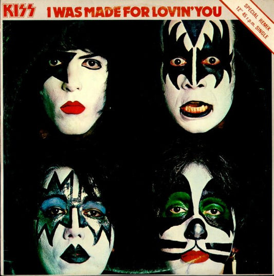 Kiss : I Was Made For Lovin' You (12", Single)