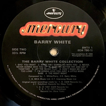 Barry White : The Collection (LP, Comp, RM)
