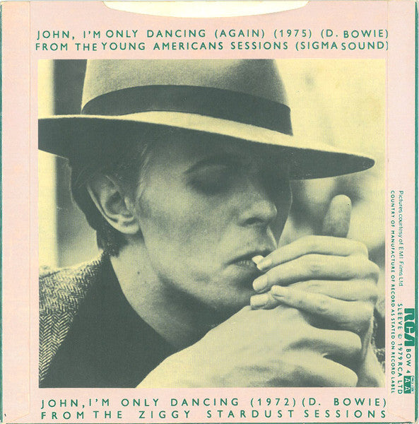 David Bowie : John, I'm Only Dancing (Again) (1975) / John, I'm Only Dancing (1972) (7", Single, Pus)