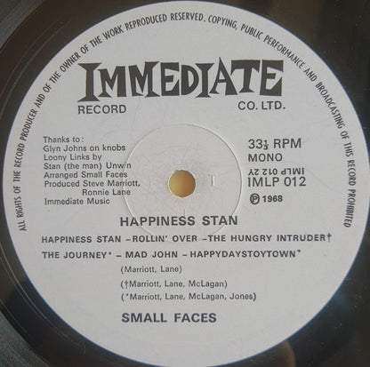 Small Faces : Ogdens' Nut Gone Flake (LP, Album, Mono, Cir)