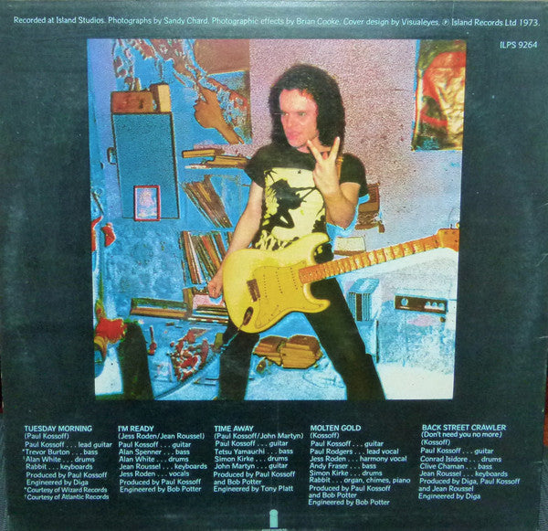 Kossoff* : Back Street Crawler (LP, Album, RE)