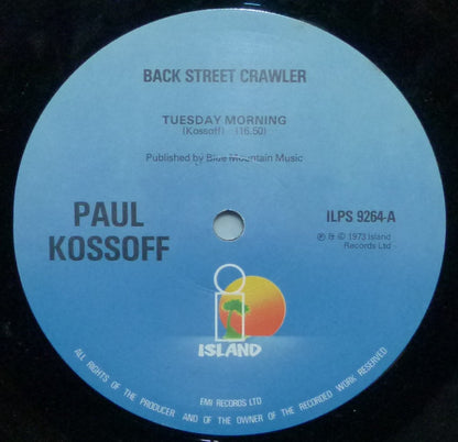 Kossoff* : Back Street Crawler (LP, Album, RE)