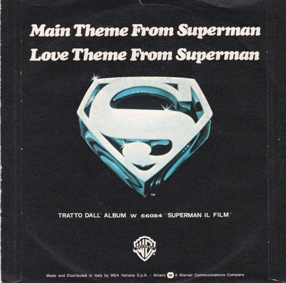 John Williams (4) Conducting The London Symphony Orchestra : Main Theme From Superman - Superman Il Film  (7", Single)