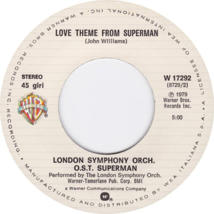 John Williams (4) Conducting The London Symphony Orchestra : Main Theme From Superman - Superman Il Film  (7", Single)