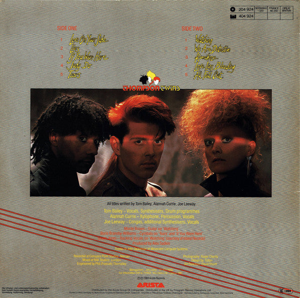 Thompson Twins : Quick Step & Side Kick (LP, Album)