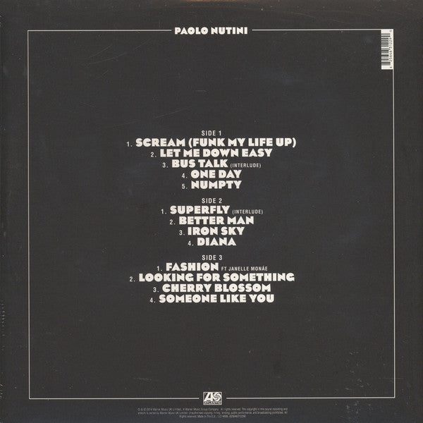 Paolo Nutini : Caustic Love (LP, Album, Gat + LP, S/Sided, Album, Etch)