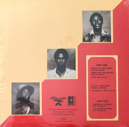 The Black Hippies : The Black Hippies (LP, Album, RE)