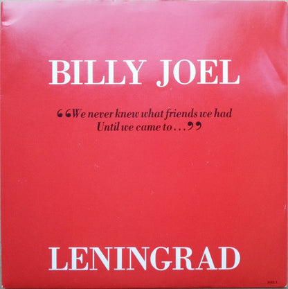 Billy Joel : Leningrad (7", Single)