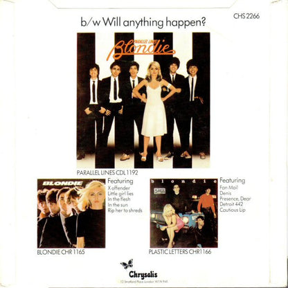 Blondie : Hanging On The Telephone (7", Single, Styrene, Sol)