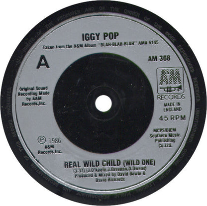 Iggy Pop : Real Wild Child (Wild One) (7", Single, Pos)