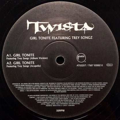 Twista : Girl Tonite / Glory (12")