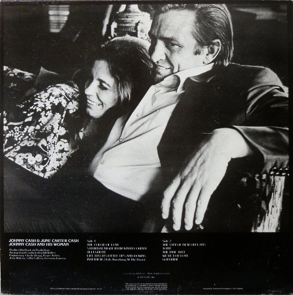 Johnny Cash & June Carter Cash : Johnny Cash And His Woman  (LP, Album)