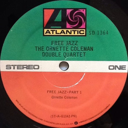 The Ornette Coleman Double Quartet : Free Jazz - A Collective Improvisation By (LP, Album, RE, Gat)