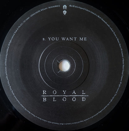 Royal Blood (6) : Come On Over (7", Single)