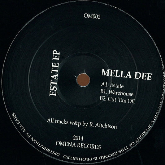 Mella Dee : Estate EP (12", EP)